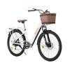 Bicicletă electrică Cysum Cityrun-26 pentru adulți, motor 250W, baterie 36V10AH, bicicletă electrică cu roți late de 26"