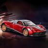 1/32 Scale Pagani Huayra BC Supercar Alloy Metal Diecast Model Car Library Static Sound & Light Ornaments Birthday Gift for Boyfriend