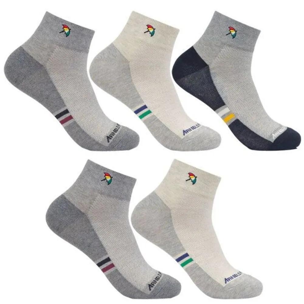 [Arnold Palmer] Men s Casual Mesh Ankle Socks 5 Pairs AP5653 FREE