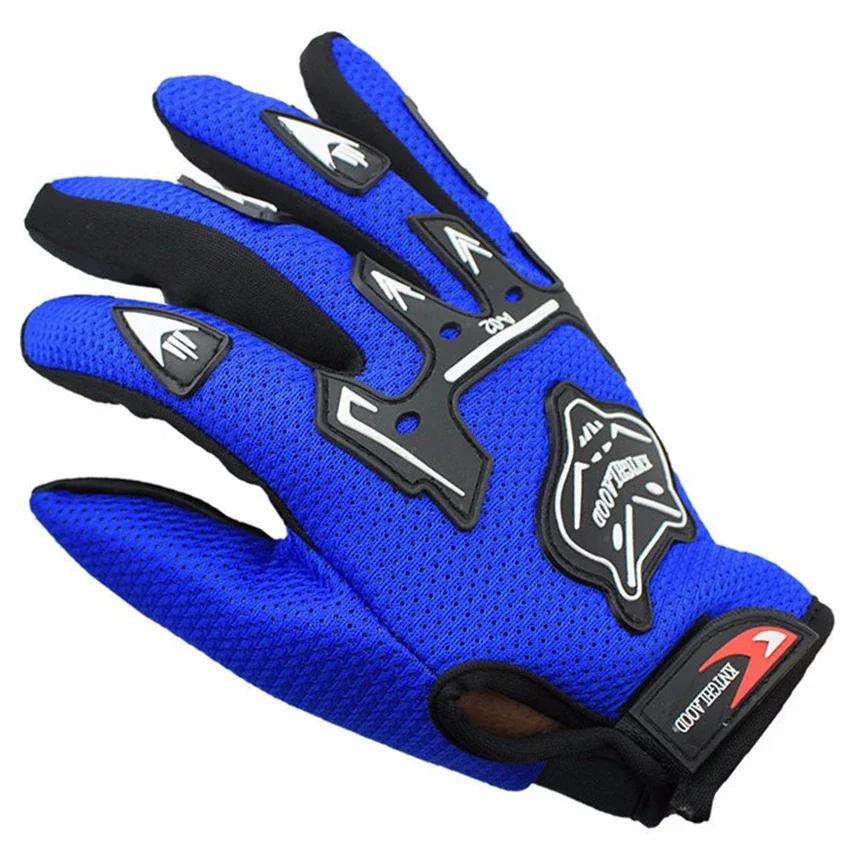 Children Full Finger Motorcycle Gloves Kids Boys Summer Winter Moto Motocross Leather Luvas Motorbike Guantes Child Racing Glove