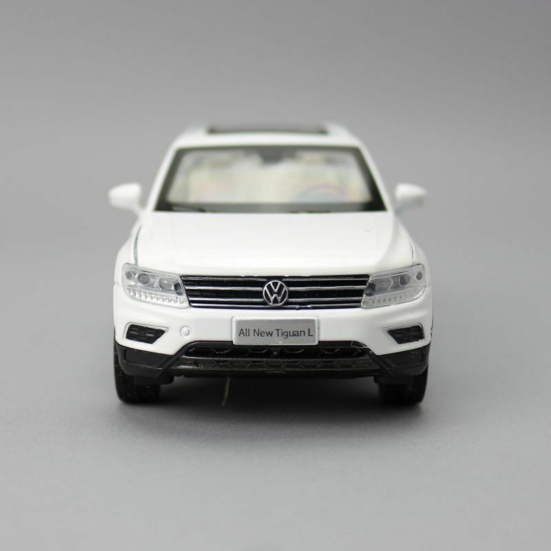 1/32 Scale Tiguan L Diecast Alloy Model Car, Μοντέλο Παιχνίδι Αυτοκινήτου με Ήχο και Φως, Παιχνίδι Παιδικού Αυτοκινήτου Pull Back, Εκθέσεις συλλογής δώρων διακοπών