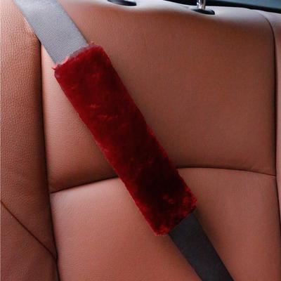 Safety Belt Cover Shoulder Strap Soft Plush 2-piece Set