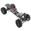 RC Car Chassis Kit, RC Car Frame Set with CNC Aluminum Alloy    Winch Mount Carbon   Frame for 31300CMm Wheelbase