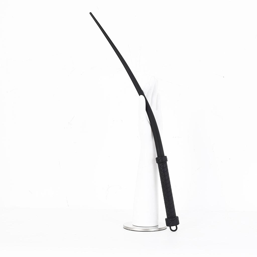 63cm SM Bondage Boutique Schlankes Silikon Reitgerte Pferdepeitsche Sexspielzeug für Paare Frauen Pony Klaps Peitsche Fetisch Flogger