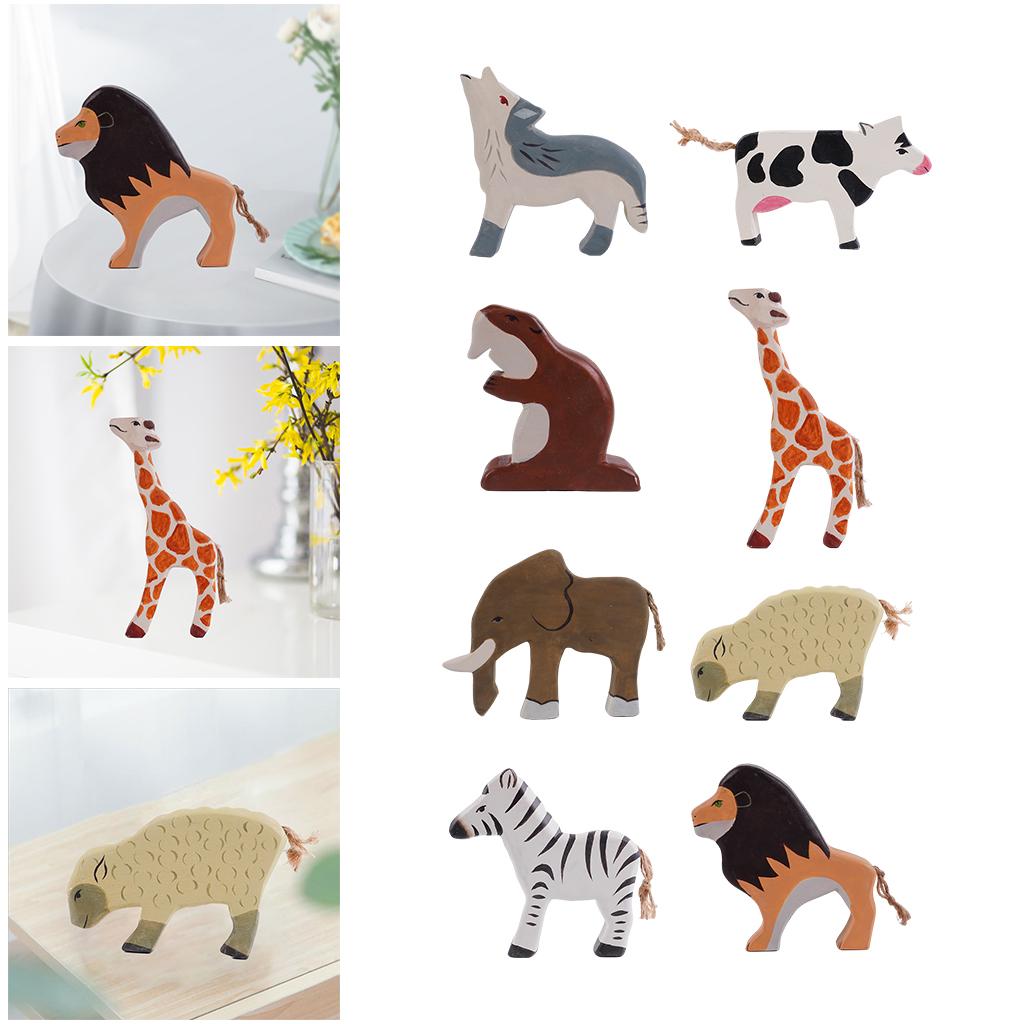 Animal Learning Toys Figurines Figures Model Educational Toys Collection Animal Playset Gift Children Toddlers Home Decoration