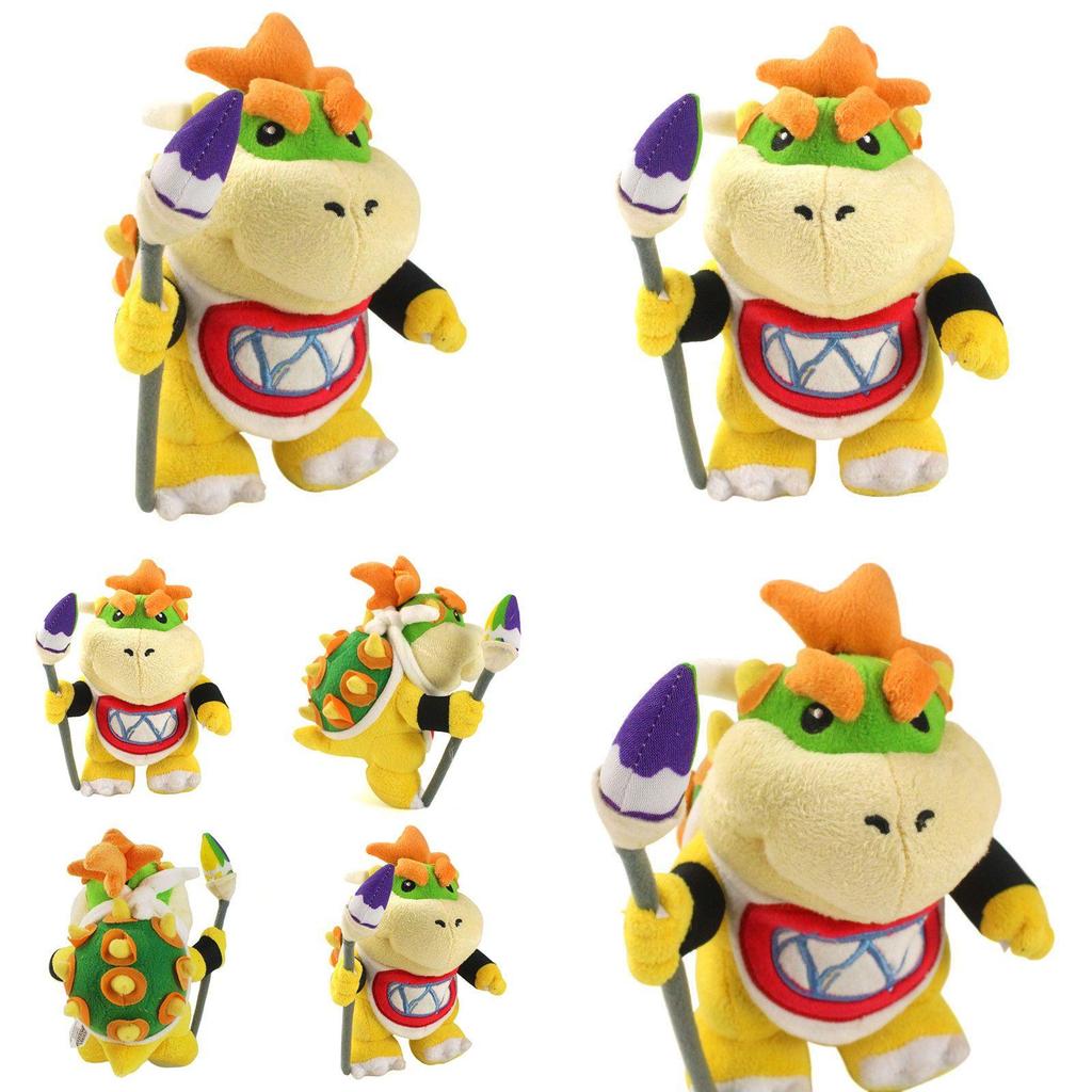 Super Mario Standing Baby Bowser Koopa Plush Doll Adorable Stuffed Toy For Kids