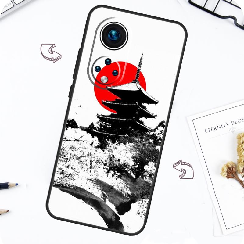 Japanese Temple Kyoto Case For Honor Magic 7 Pro 5 6 Lite Honor 200 Pro 50 70 90 X8b X9a X8a X8 X9 X9c X9b Cover