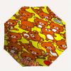 Rilakkuma,Bear Automatic Folding Umbrella Simple 8 Rib Design, Bright Cartoon Pattern, Durable Iron Frame, Suitable For Travel, Outdoor, Bea