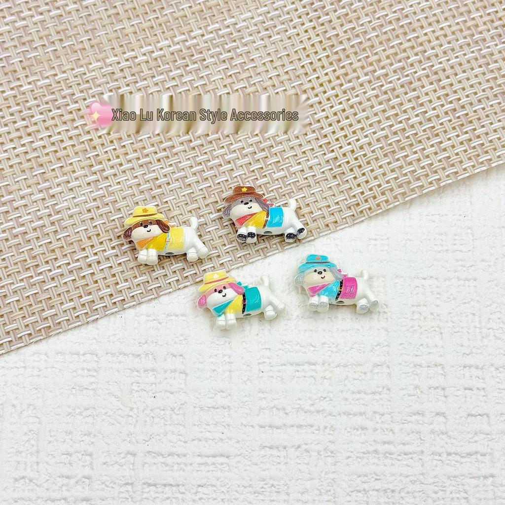 Cartoon-Welpen-Perlen für DIY-Schmuck & Accessoires