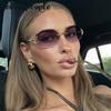 Small Frame Oval Frameless Sunglasses Women  Luxury Brand Vintage Metal Punk Sun Glasses For Ladies Trendy Outdoor Shades
