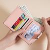 Ladies' New Coin Purse, Multi-card Wallet, High-end Sense Of Wild Flowers And Plants, Girl Card Case