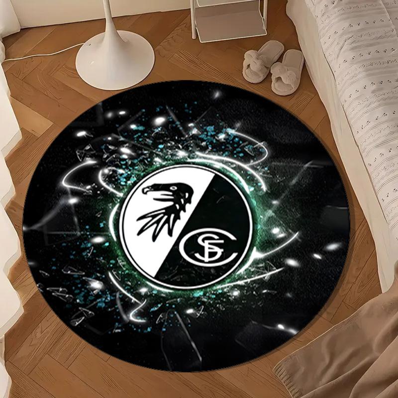 Adler Symbol Frei-burg Fußball Runde Matte Heimdeko, Stuhlmatte Für Wohnzimmer, Schlafzimmer, Fußmatte Heimdeko Geburtstagsgeschenk Weihnachtsgeschenke