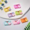 Valentine Day Party Charms 100Pcs Mini Love Envelope Flat Back Resin Cabochon Scrapbook DIY Hairpin Embellishments Accessories
