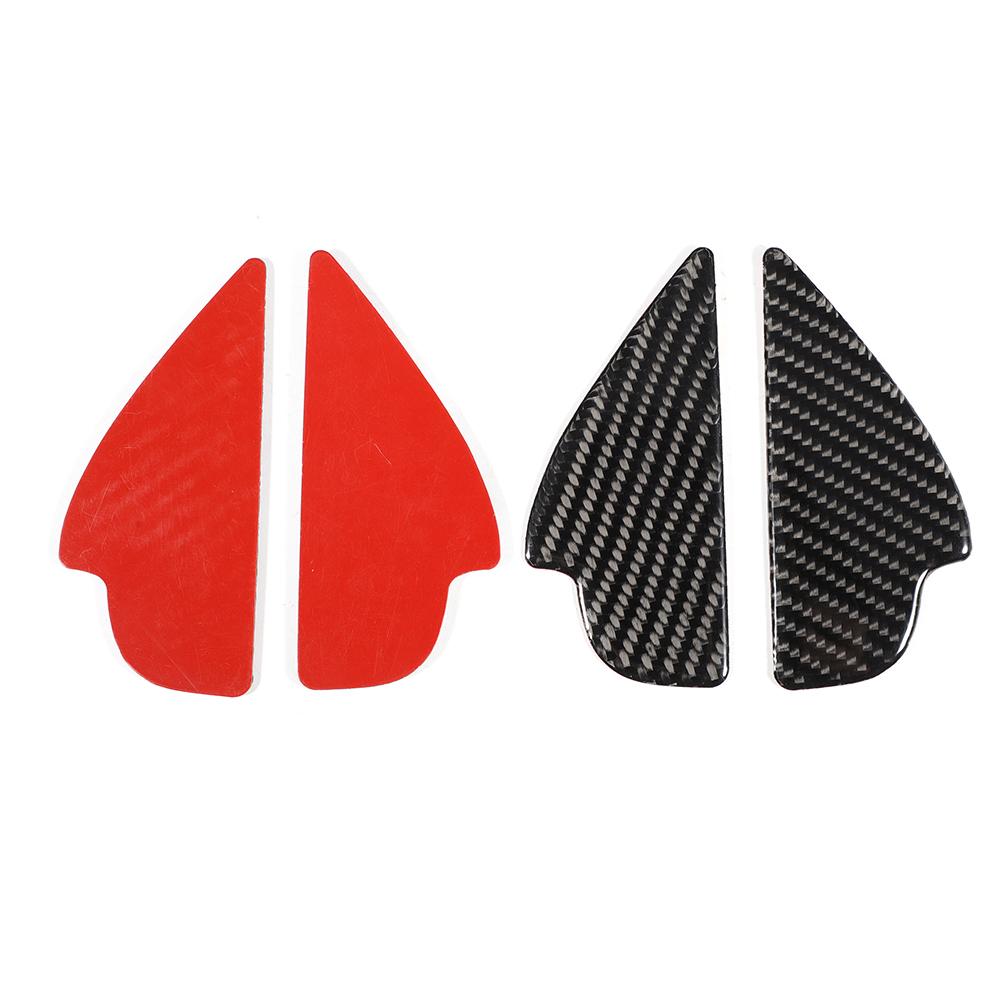 4pcs Carbon Fiber Interior Door Bowl Decor Cover Fits for MAZDA CX5 20132018 Left Hand Driving