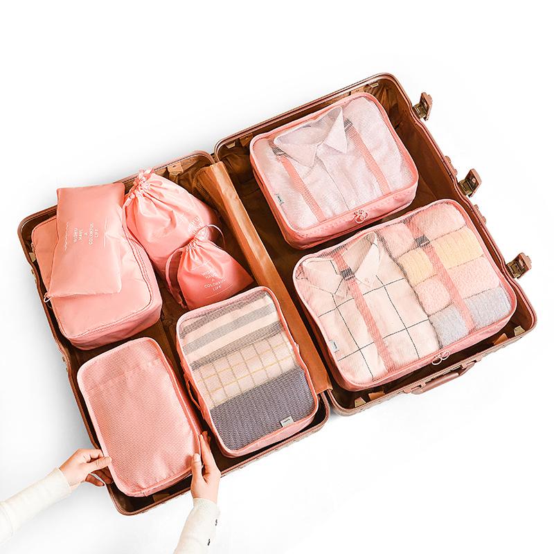 Travel Storage Set: Cross-Border Drawstring Bags for Luggage, Shoes, Underwear, and Clothes Organizer