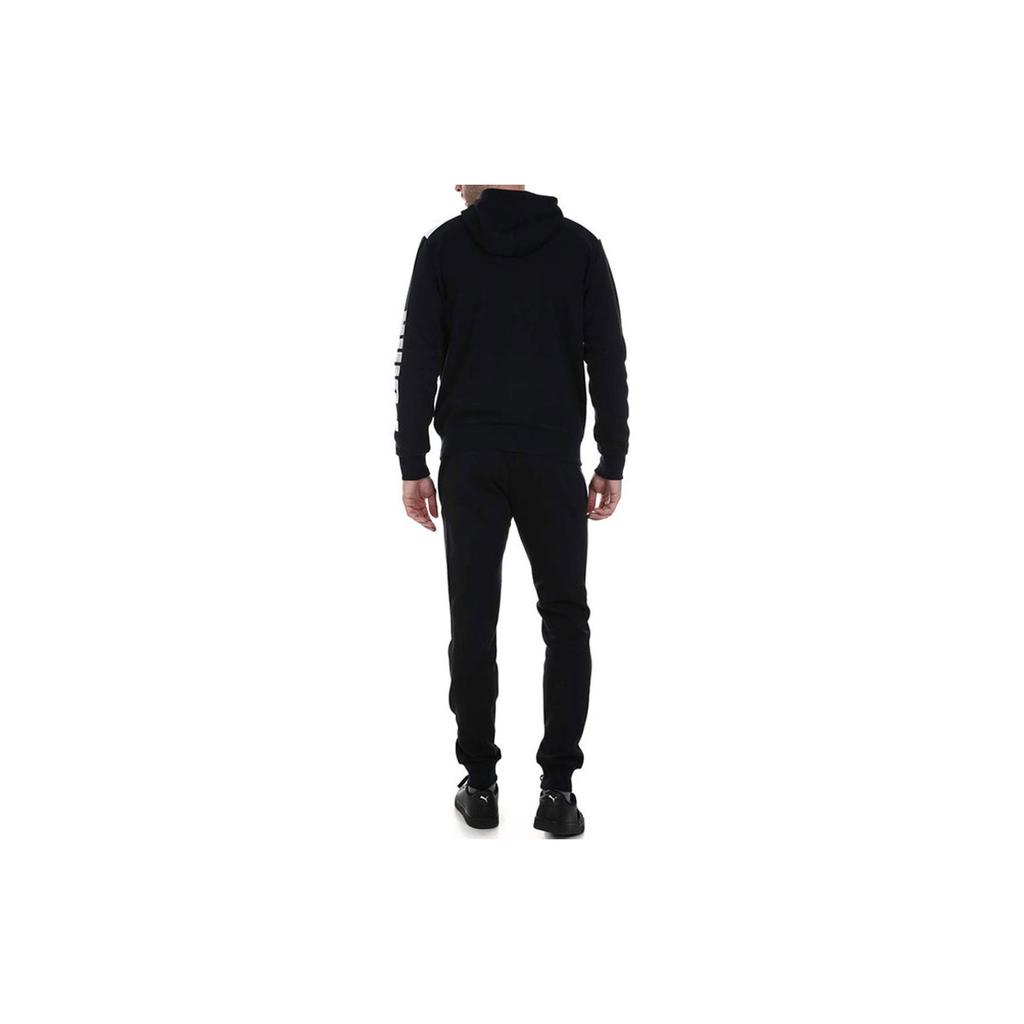 Puma Set in pile stampato a blocchi di colore sportivo casual da uomo Set Nero 580491-01