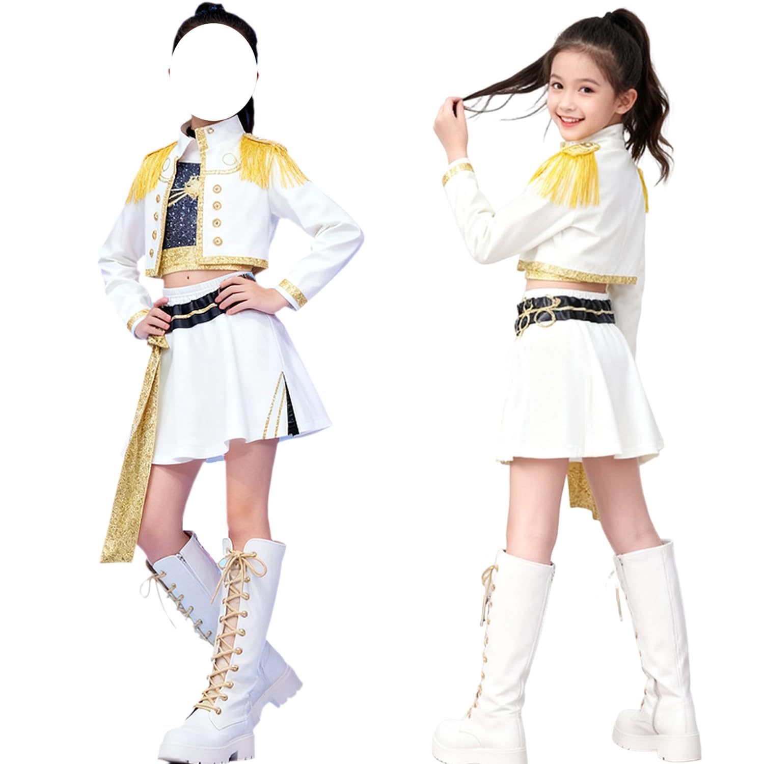AOTYP Girls  Cosplay Costume, Kids  Halloween Costume Set, Disguise, Cosplay, Cultural Festival, School Festival, Group Outfit, Photo Shoot, Event, Bi