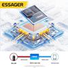 ESSAGER Dual Type-C PD Charging Cable with Digital Display - 100W/60W Fast Charge Compatible with Apple 15/16