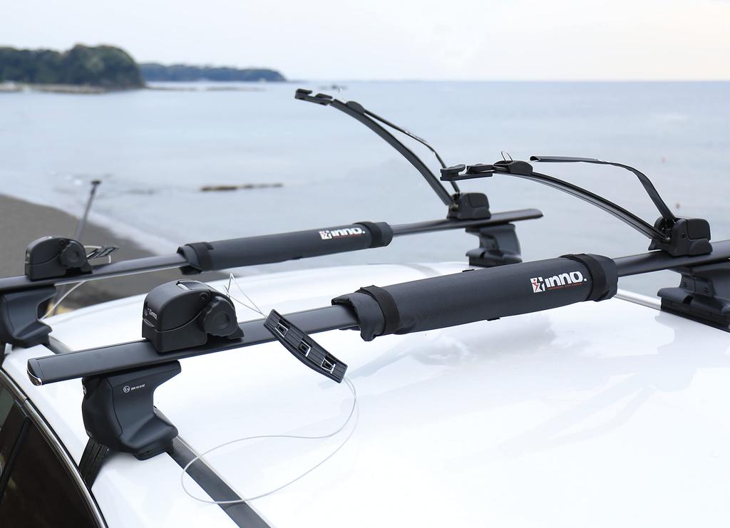 Carmate Inno Surfboard Carrying Prevents Carbon Fiber Pack of 2 Protector, Damage, Multi-Protector, 50cm, (INA772)