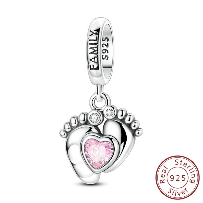 Copper Charms Beads Family Love Cup Firefly Cross Pendant Fit Original Bracelet Necklace Charm Woman Jewelry Gifts