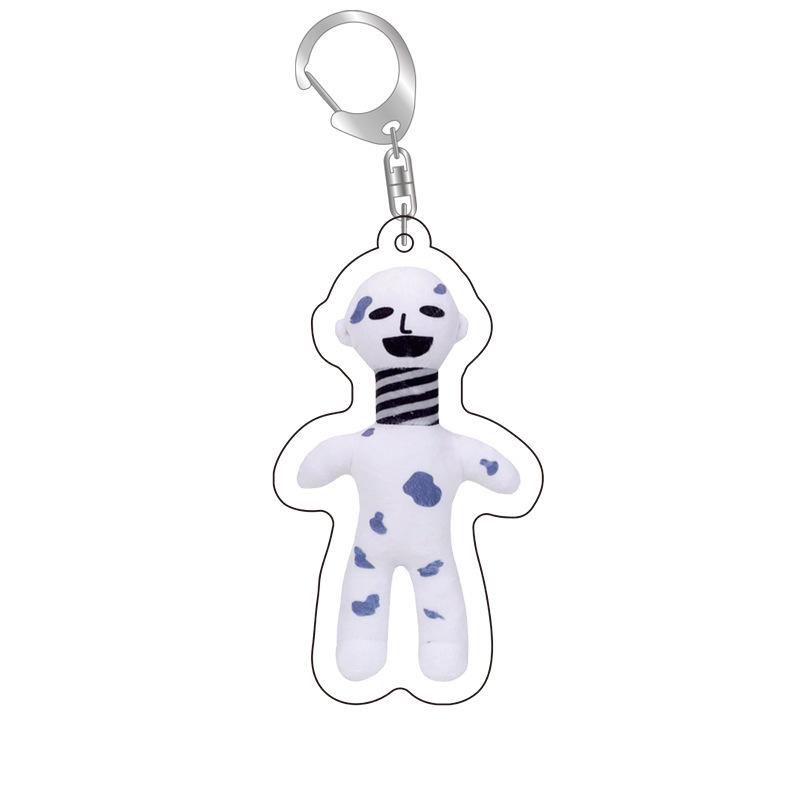 Skibidi Toilet Cameraman Speakerman Acrylic Products Keychain Funny Jewelry Friends Fans Gift Bag Charms Souvenir Accessorie