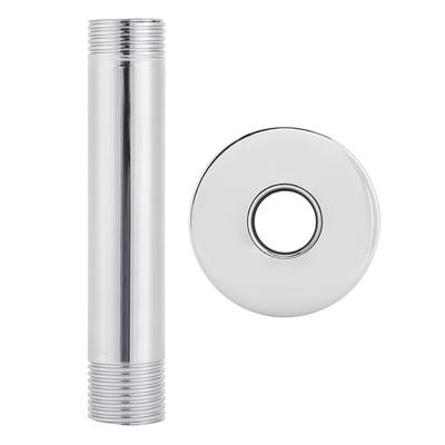 G1/2in Ceiling Mounted Stainless Steel Top Shower Arm Bathroom Shower Accessories