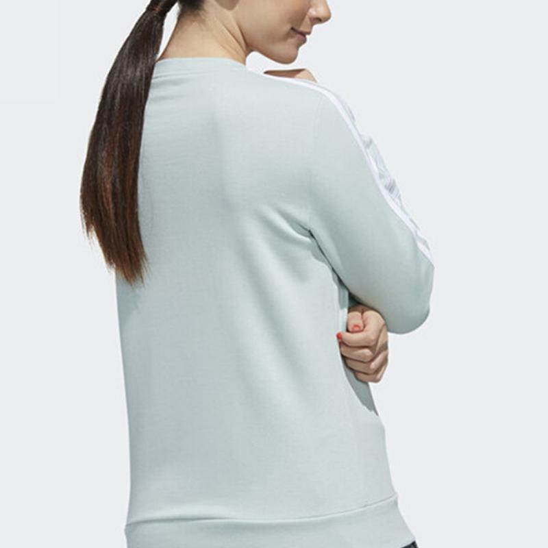 Adidas Essentials 3-Stripes Knit Sweater Women Tops Light-Green FL9205