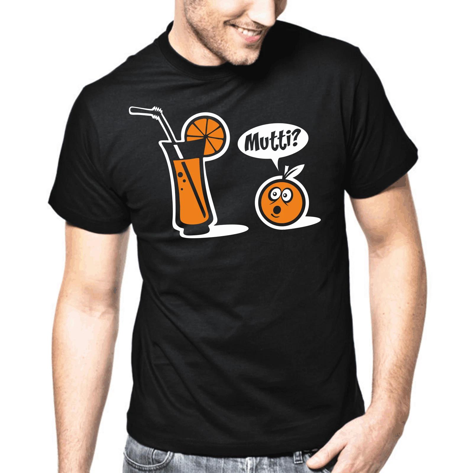 Men s and Women s T-shirts Mom ? Orange O Juice Comic Sayings Gift Funny Fun Comedy Fun XL