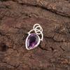 Natural Amethyst Elegant Anniversary Gift Unique Pendant Jewelry Sterling Silver PP-56-4