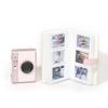 Portable Photo Storage Album Accommodates 108Pockets Pictures 3inch PU Leather Exterior Travel Friendly