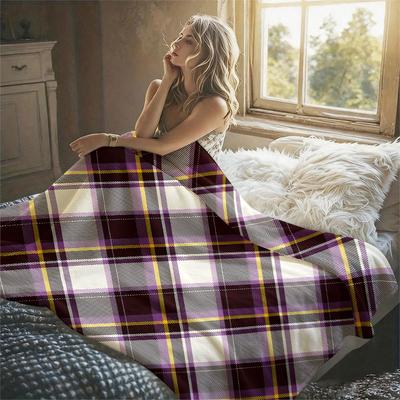 Psychedelic Wave Swirl Flannel Blanket Warm Soft Halloween Christmas Decorative Couch Warm Cozy All-Season Gift