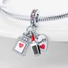 2026 Romantic Muse Princess Perfume Bottle Pendant Charm Beads DIY Jewelry Accessories Bracelet 925 Silver