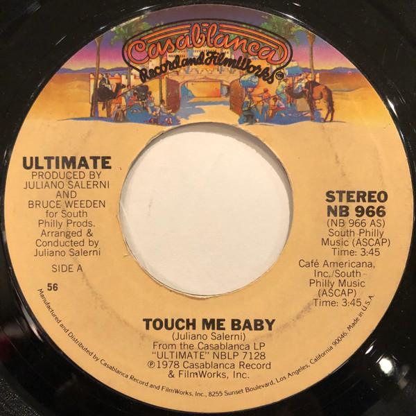 

7inch Record ULTIMATE - Touch Me Baby NB966 Casablanca 1978 US Dance & Electronica Used