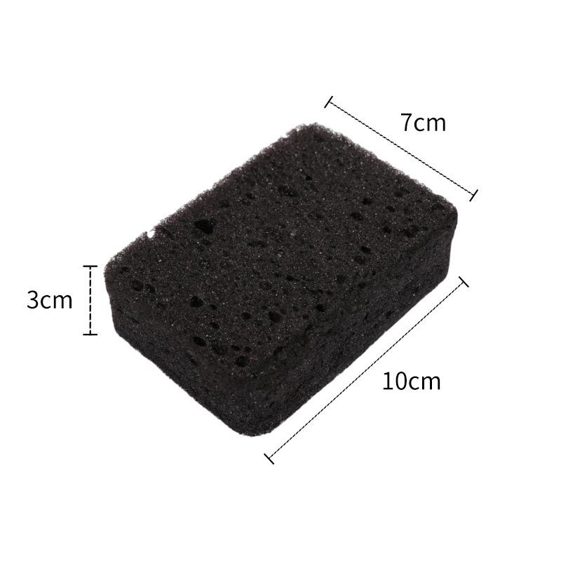 10/5pcs Durable Polyurethane Cleaning Sponges – Versatile Scrubbing Pads for Kitchen, Bathroom, Bedroom, Walls – Black Algae