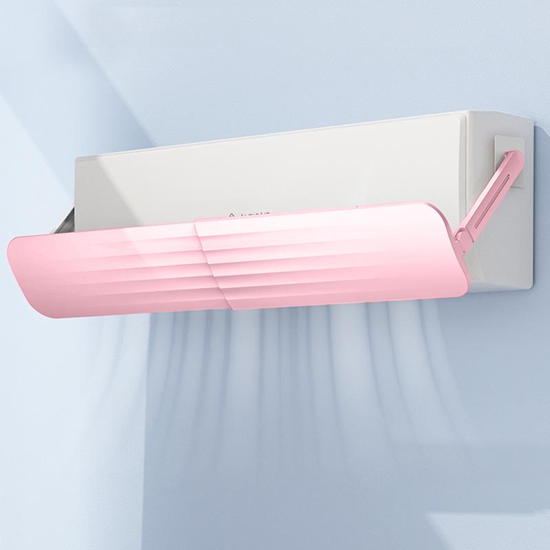 Adjustable Air Conditioner Deflector Telescopic Windshield Confinement Air Deflector Windshield Dust Cover for Home