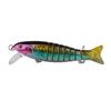 Mehrgelenkiger 7-Segment-Minnow-Köder für das Felsenangeln 10,5 cm 17,3 g mit 6# Haken Künstlicher Hartköder für Süßwasser- und Salzwasserfischerei