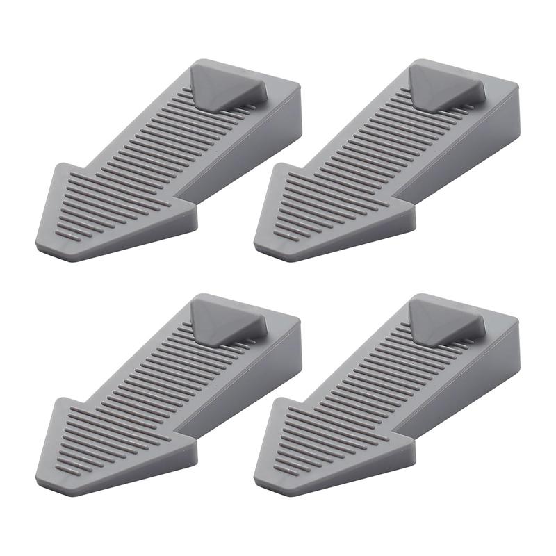 4Pcs Door Stop Set Non-Slip Door Wedge Durable Door Buffers Reusable Shock Absorbent Door Stop Stoppers Door Rear Retainer Kit