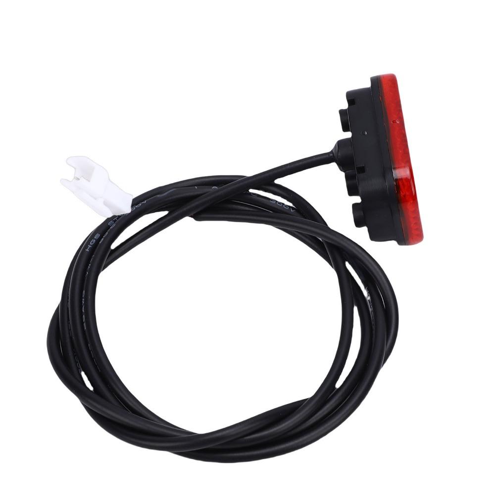 Red Scooter LED Tail Light Cycling Tail Light for Kukirin G2 Pro DB Electric Scooter Night Riding