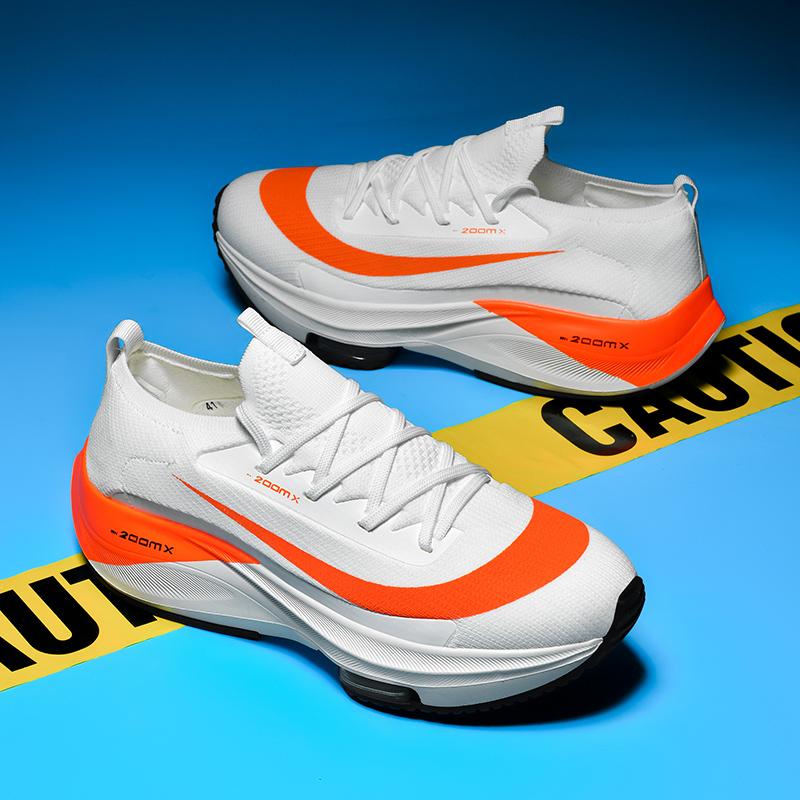 Herren Laufschuhe Atmungsaktiv Wettkampf Dämpfung Outdoor Paar Jogging Sneaker Trainer Luxusschuhe Rutschfest Mesh Offroad Schuhe