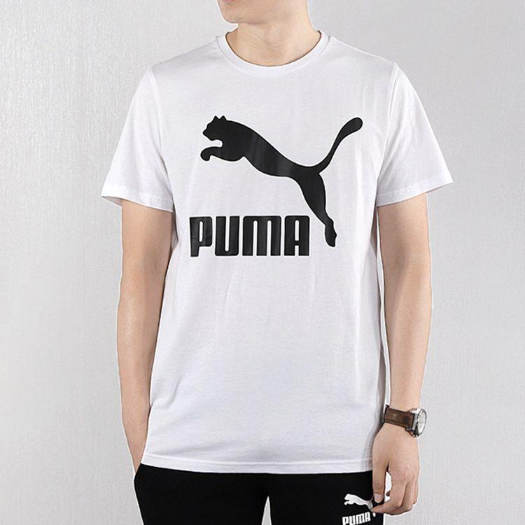 Puma T Shirts Men's Crew Neck Moderate Straight Fit 596535-02