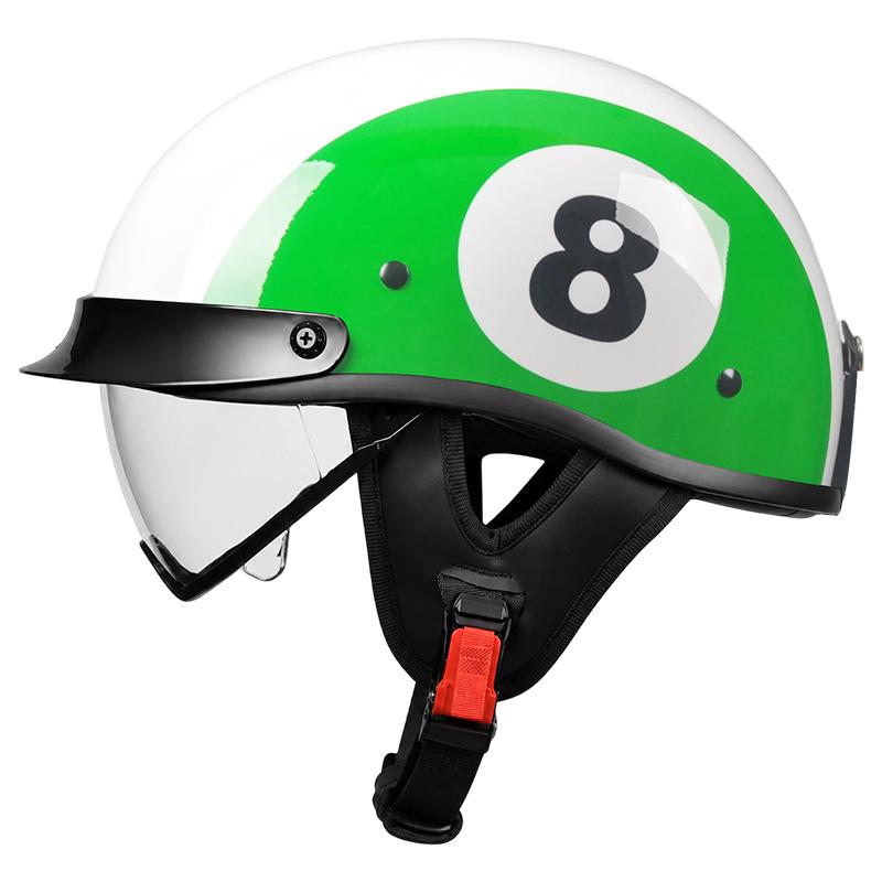 Hot Selling Motorcycle Helmet Half Face bicycle Motorcycle Helmet Detachable Cotton Lining Summer Half Helmet Factory Wholesale