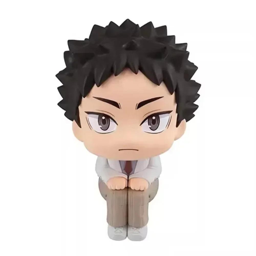 Anime Haikyuu!! Oikawa Tooru Iwaizumi Hajime Akaashi Keiji Podívej se nahoru Model Akční figurky PVC Q Verze Sběratelské Narozeninové Hračky
