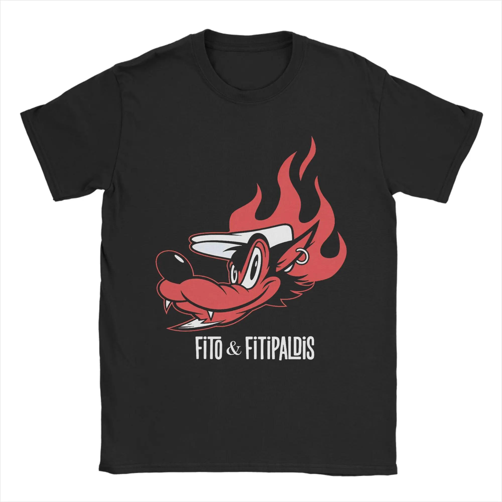 

Harajuku T Shirt Summer Fito Fitipaldis Band Popular T Shirts Pure Cotton Tshirt for Men Y2K Wholesale Short Sleeve Clothes -... S разноцветный