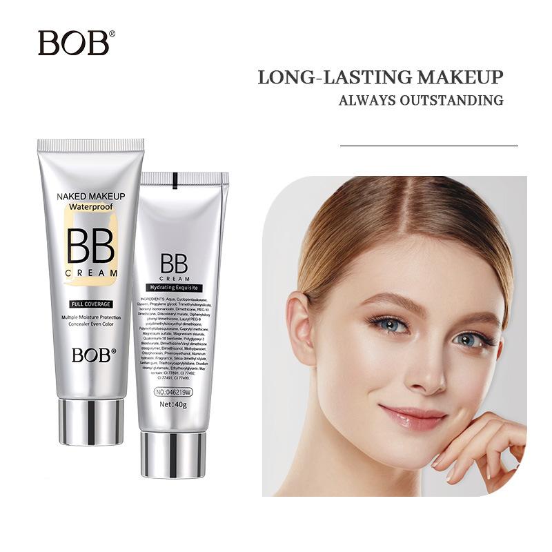 Echte BOB Isolation BB Cream Natürlicher Concealer Ohne Puder Feuchtigkeitsspendende Langanhaltende Foundation Einfache Creme Flecken
