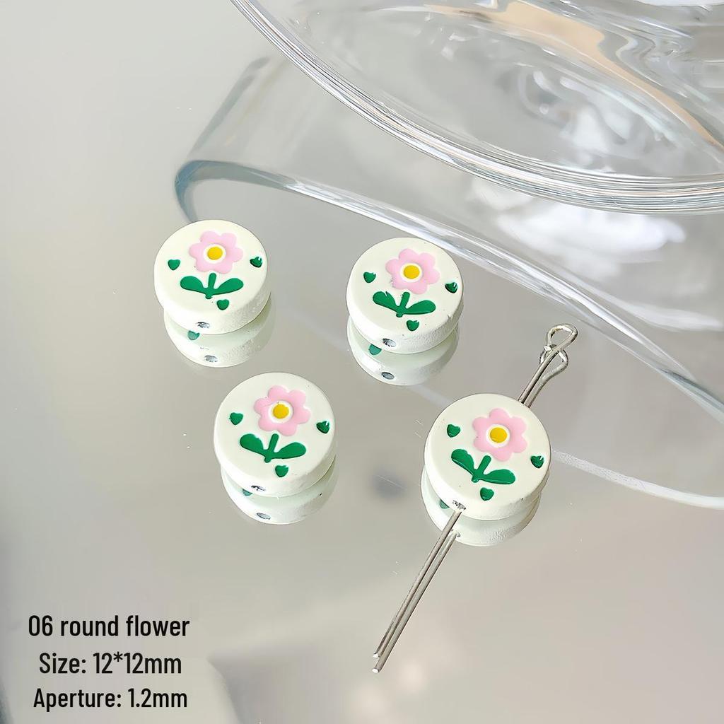 Macaron Alloy Beaded Bow & Cherry Blossom Milk Tea Cup Phone Charm Lanyard