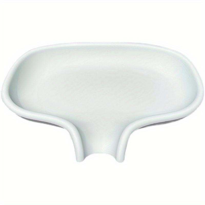 Minimalist Soap Holder - 1pc Simple Plain Soap Dish, Drain Soap Tray For Bathroom Accessories
