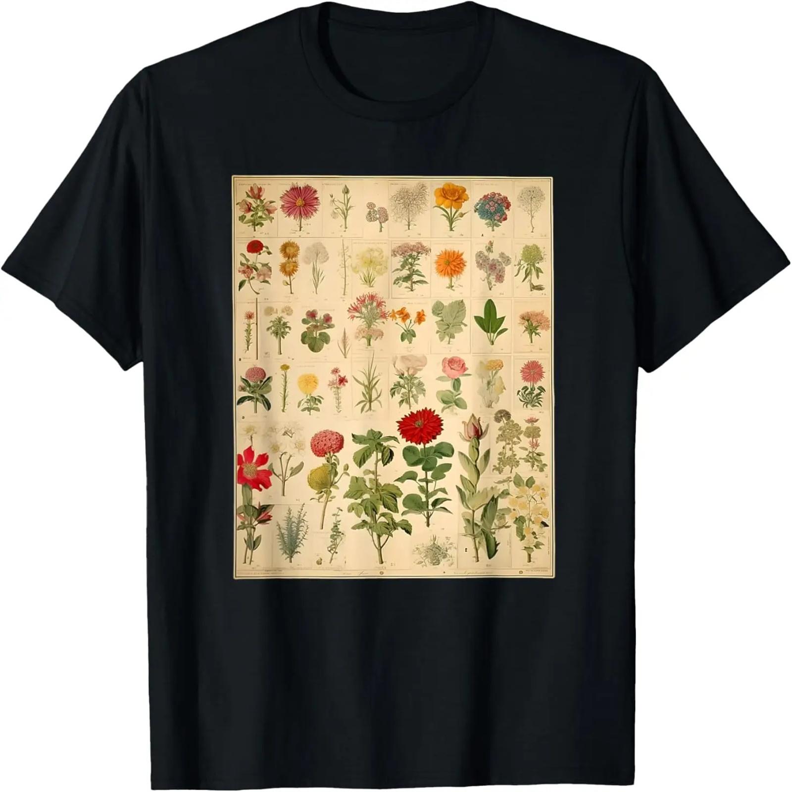 

Vintage Floral Botanical Chart T-Shirt XXXXXL