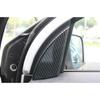 For Ford Explorer 2011-2019 Carbon Fiber A Pillar Front Triangle Cover Trim 2PCS