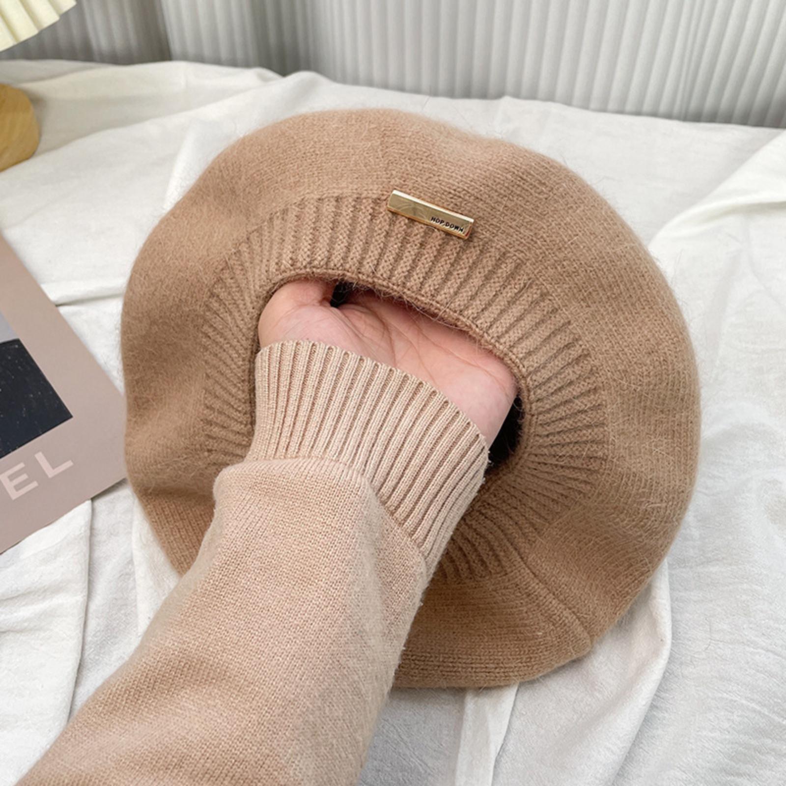 

Зимняя кепка вперед Универсальный берет-двусторонний One Size хаки