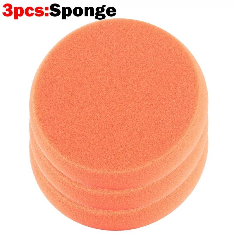 1/5pcs Car Wash Wax Polish Pad Polishing Pad Sponge Car Cleaning Cloth Microfiber Applicator For Auto Polisher Waxing Sponge